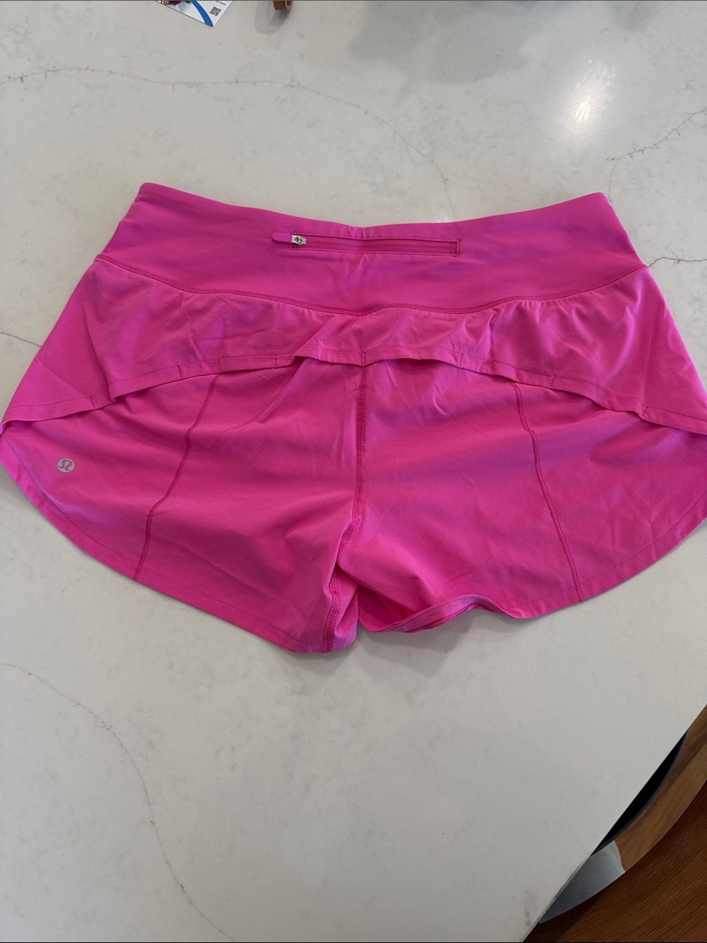 lululemon athletica Bright Pink Layered Skort Shorts